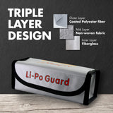 Tenergy 2-pk, Fire Retardant Lipo Battery Bags for Charging (52028)