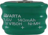 Varta 3/V150H 3 Pin 55615303059 Battery - 3.6V NiMH