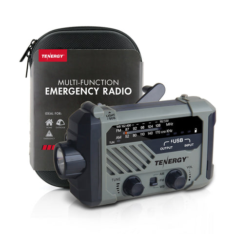 Tenergy Multifunctional Hand Crank Emergency Radio (58063)