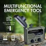 Tenergy Multifunctional Hand Crank Emergency Radio (58063)