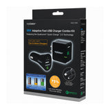Tenergy 18W Fast USB Charger Combo Kit - Dual Wall & Car Fast (59088)