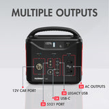 Tenergy T600 Portable Power Station, 600Wh Backup Lithium (59151)