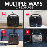 Tenergy T600 Portable Power Station, 600Wh Backup Lithium (59151)
