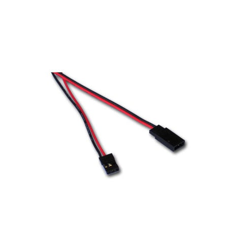 A pair of Male and Female Hitec connectors with 22 AWG wire (80013)