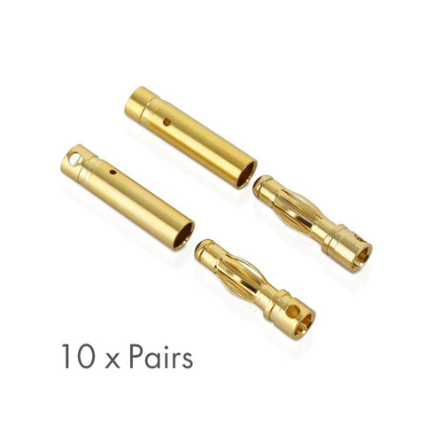10 pairs of 3.0mm (Female + Male) Bullet Banana Plug (80080)