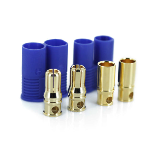 EC8 Connector with 8mm Gold Bullet Banana Plug (one pair of (80082)