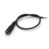 5521 DC Power Plug Female Connector with Bare Leads OD: 5.5mm (80115)