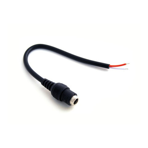DC Power Plug Female Connector with Bare Leads OD: 4mm ID: (80218)