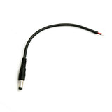 DC Power Plug Male Connector with Bare Leads OD: 5.5mm ID: (80222)