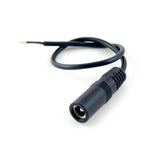 DC Power Jack Female Connector with Bare Leads OD: 5.5mm ID: (80228)