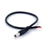 5521 DC Power Plug Male Connector with Bare Leads OD: 5.5mm (80229)