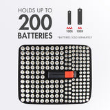 Tenergy Large Battery Organizer Storage Case With Tester (80528)