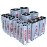 Combo: 22pcs Tenergy NiMH Rechargeable Batteries (90100)