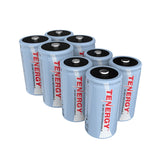 Combo: 8pcs Tenergy NiMH Rechargeable Batteries (4C/4D) (90108)