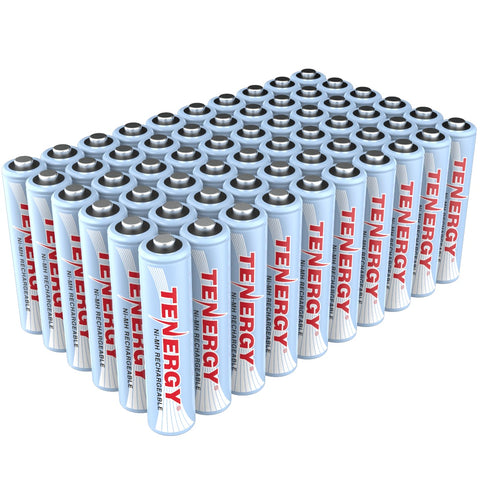 Tenergy AAA Rechargeable Battery, High Capacity 1.2V 1000mAh (90110)