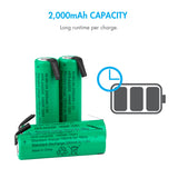 Tenergy 12pcs NiMH AA 2000mAh Flat Top Rechargeable Battery (90124)