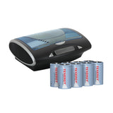 Combo: Tenergy T9688 Universal LCD Battery Charger + 8 D (90196)