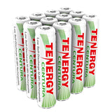 12pcs Tenergy Centura NiMH AAA 1.2V 800mAh Rechargeable (90250)