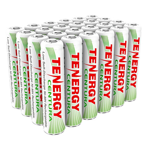 24-pack Tenergy Centura NiMH AAA 1.2V 800mAh Rechargeable (90251)