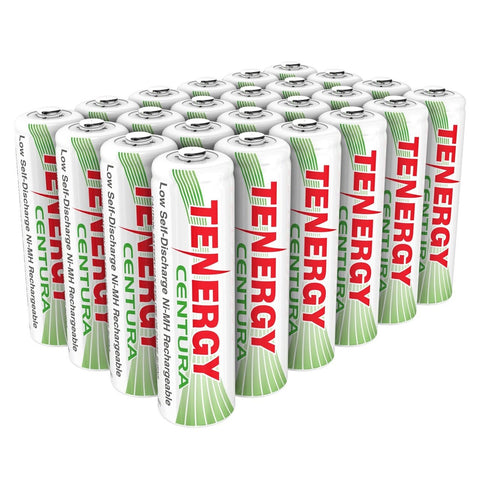 24pcs Tenergy Centura NiMH AA 1.2V 2000mAh Rechargeable (90254)