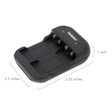 Combo: Tenergy TN141 2-Bay 9V Charger + NiMH 9V 250mAh (90257)