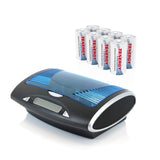 Combo: Tenergy T9688 Universal LCD Battery Charger + 8 Premium (90271)