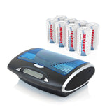 Combo: Tenergy T9688 Universal LCD Battery Charger + 8 Premium (90272)
