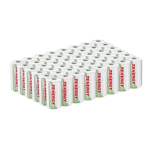 48pcs Tenergy Centura NiMH C 1.2V 4000mAh Rechargeable (90293)