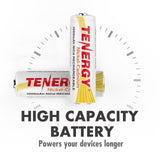 Tenergy NiCD AA 1.2V 1000mAh Rechargeable Battery, 24 pack (90301)