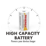 8pcs Tenergy D 5000mAh NiCd Button Top Rechargeable Battery (90306)
