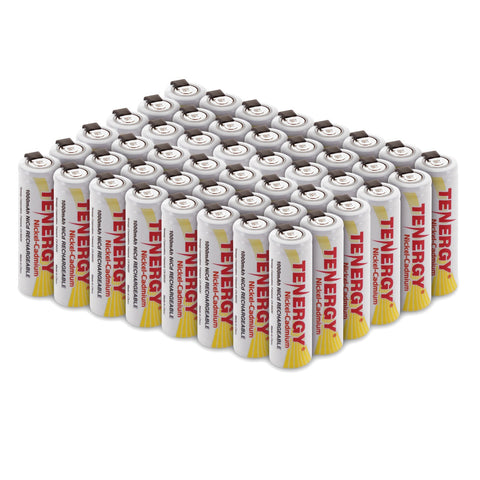 Combo: 48pcs of Tenergy AA 1000mAh NiCd Rechargeable Battery (90333)