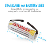 Combo: 48pcs of Tenergy AA 1000mAh NiCd Rechargeable Battery (90333)