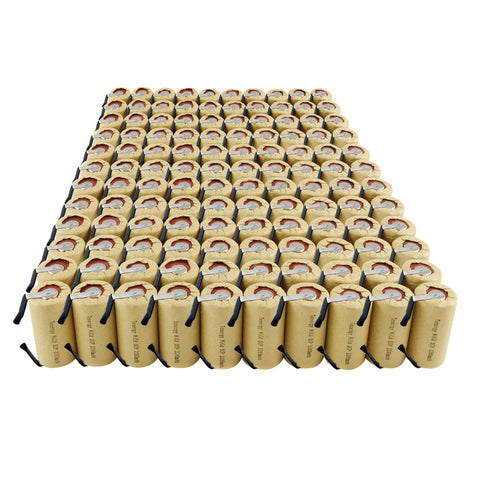 120pcs Tenergy SubC 2200mAh NiCd Paper Wrapped Rechargeable (90336)