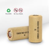 Combo: 15pcs of Tenergy NiCd SubC 2200mAh Paper Wrapped (90344)