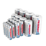 Combo: 24pcs Tenergy Premium NiMH Rechargeable Batteries (90403)