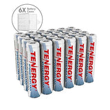 Combo:24 pcs Tenergy Premium AAA 1000mAh NiMH Rechargeable (90414)