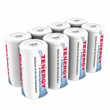 Combo: Tenergy Premium NiMH C 5000mAh Rechargeable Batteries (90419)