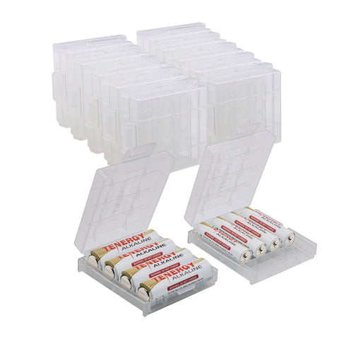 10 Pack Tenergy Plastic Battery Case for AA and AAA Size (90442)