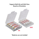 10 Pack Tenergy Plastic Battery Case for AA and AAA Size (90442)