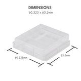 10 Pack Tenergy Plastic Battery Case for AA and AAA Size (90442)