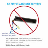 Combo: Tenergy Airsoft NiMH 8.4V 1600mAh Flat Battery Pack /w (90570)