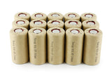 15pcs Tenergy NiCd SubC 2200mAh Paper Wrapped Rechargeable (90626)