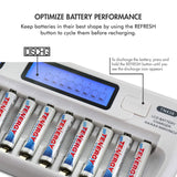 Tenergy TN438 16-Bay AA/AAA NiMH/NiCd LCD Smart Battery (90634)