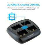 Tenergy TN294 4-Bay 9V Li-ion Battery Charger (90639)