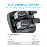 Tenergy TN294 4-Bay 9V Li-ion Battery Charger (90639)