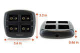 Tenergy TN294 4-Bay 9V Li-ion Battery Charger (90639)