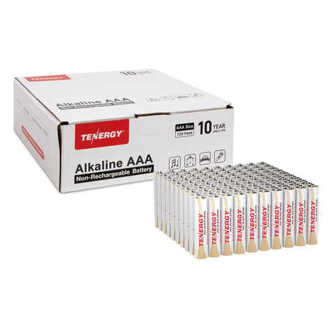 Tenergy 720 pcs Alkaline AAA Batteries (90653)
