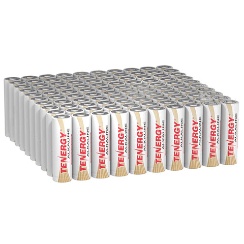 100pcs Tenergy Alkaline AA Batteries (90656)