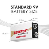 Tenergy 240pcs 9V Size (6LR61) Alkaline Batteries (90664)