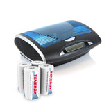 Combo: 4 Pack Tenergy Premium Rechargeable D Batteries + T9688 (90671)